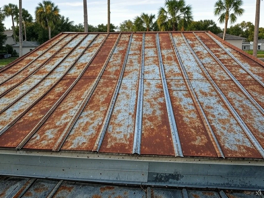 Coastal Corrosion Roof Repair
